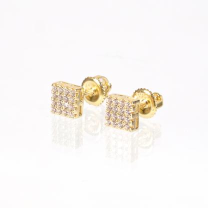 Aretes Cuadrados Small Iced