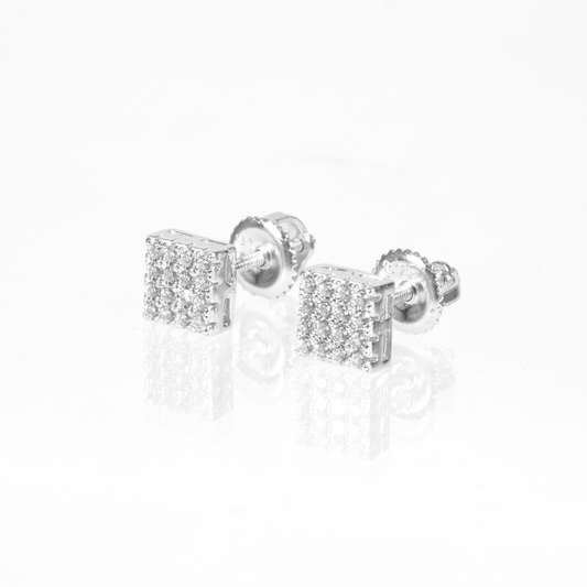 Aretes Cuadrados Small Iced