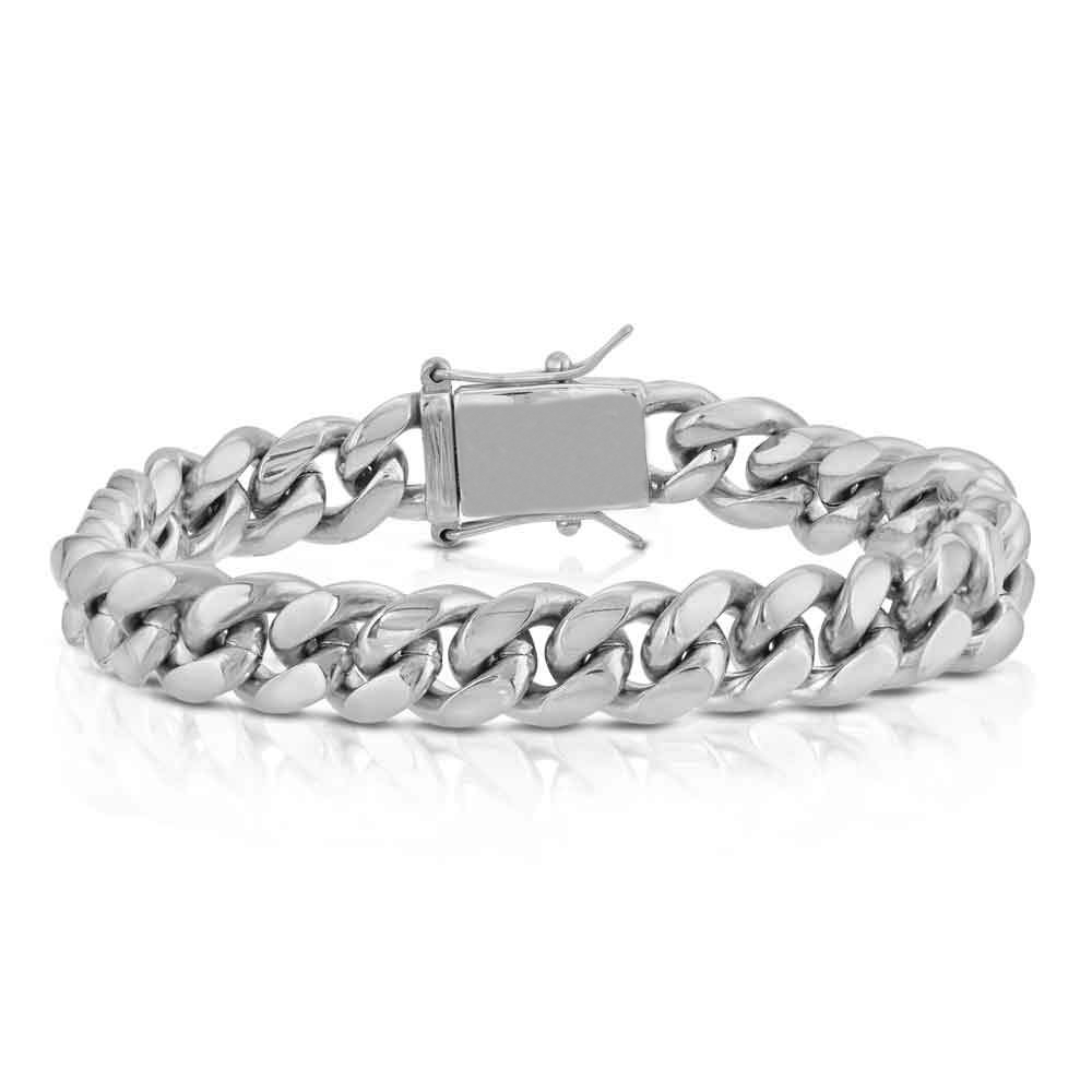 Pulsera Cubana 10MM en Silver