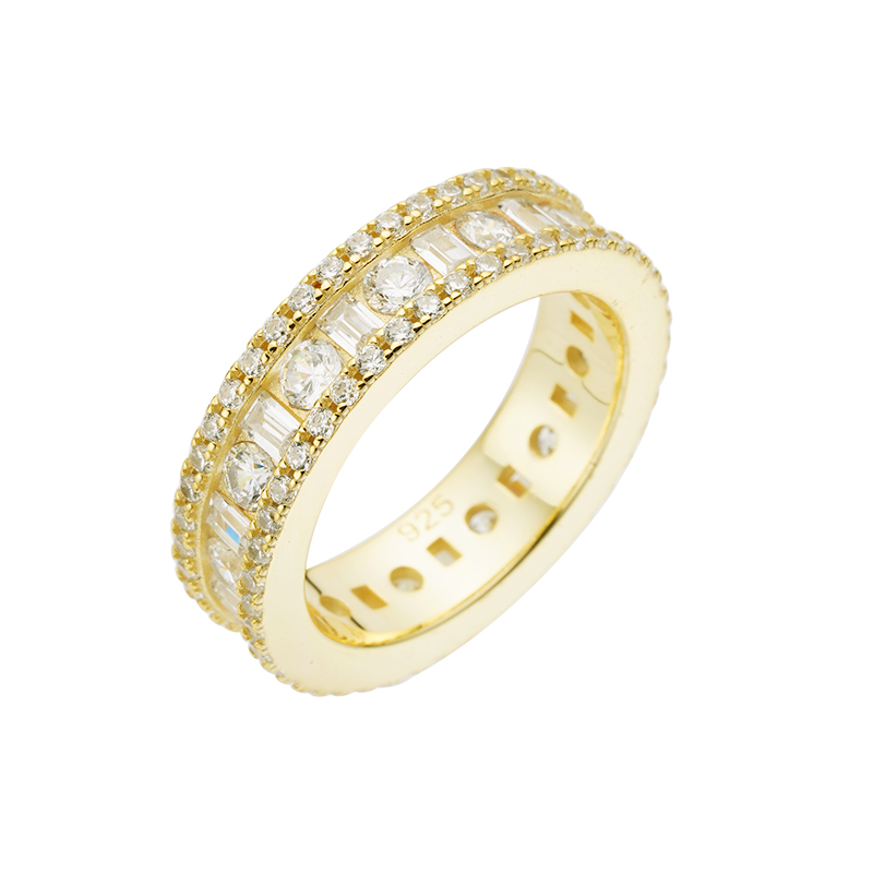 Anillo Eternity Baguette en Gold