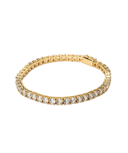 Pulsera Tennis 4mm en Gold